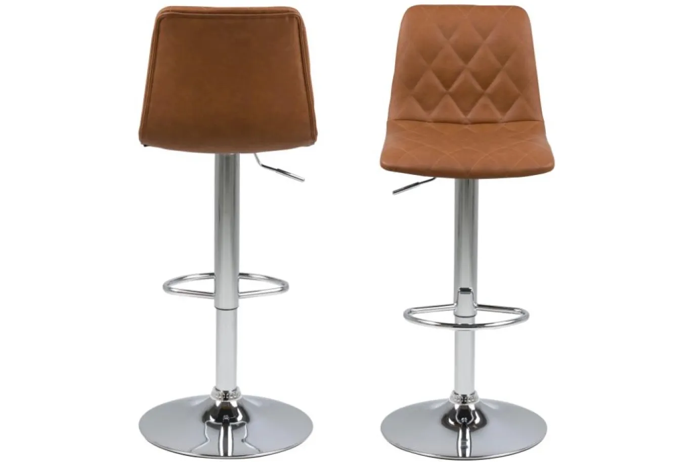 Barkruk Framsta Bruin Pu Dove - Giga Living
