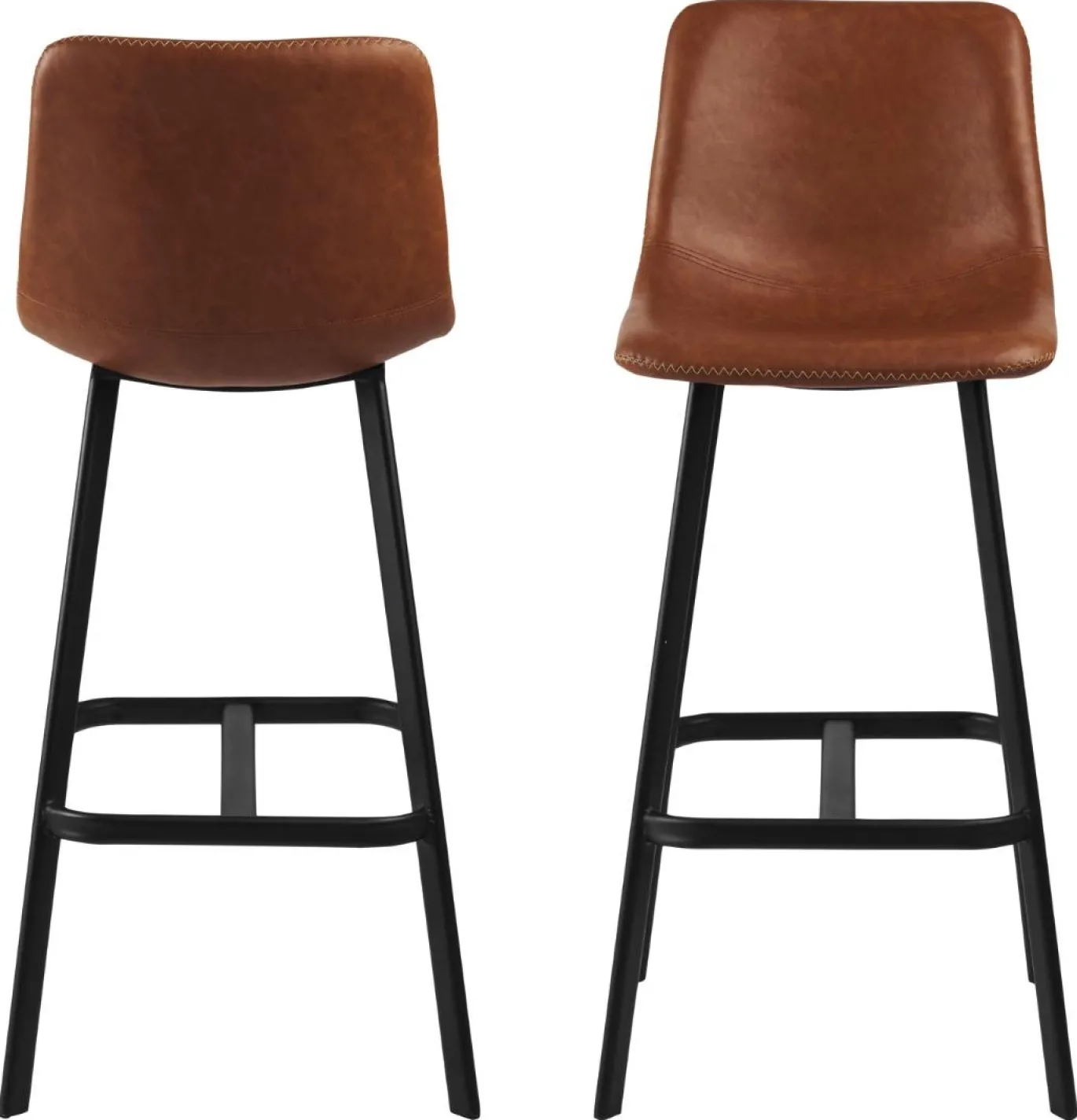 Barkruk Isdal Brandy Pu Retro - Giga Living