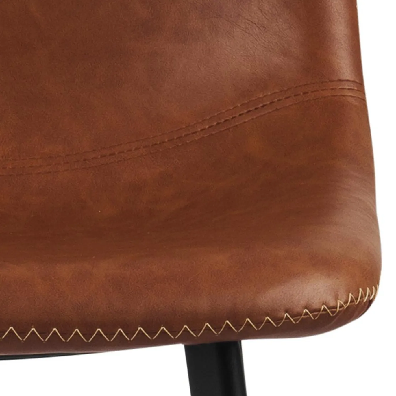Barkruk Isdal Brandy Pu Retro - Giga Living
