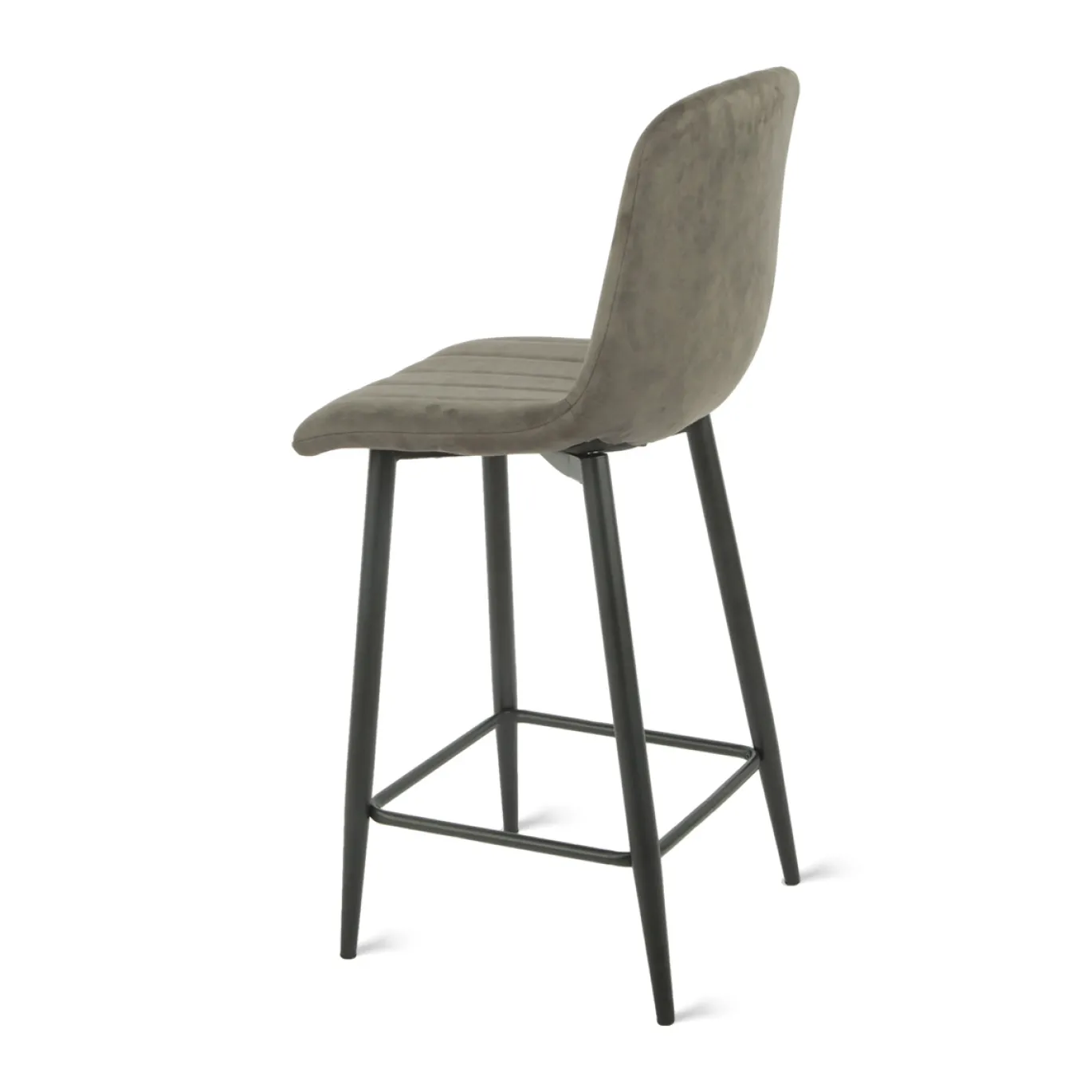 Barkruk Jax Microleder Antraciet - Giga Meubel