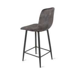 Barkruk Jax Velvet Antraciet - Giga Meubel