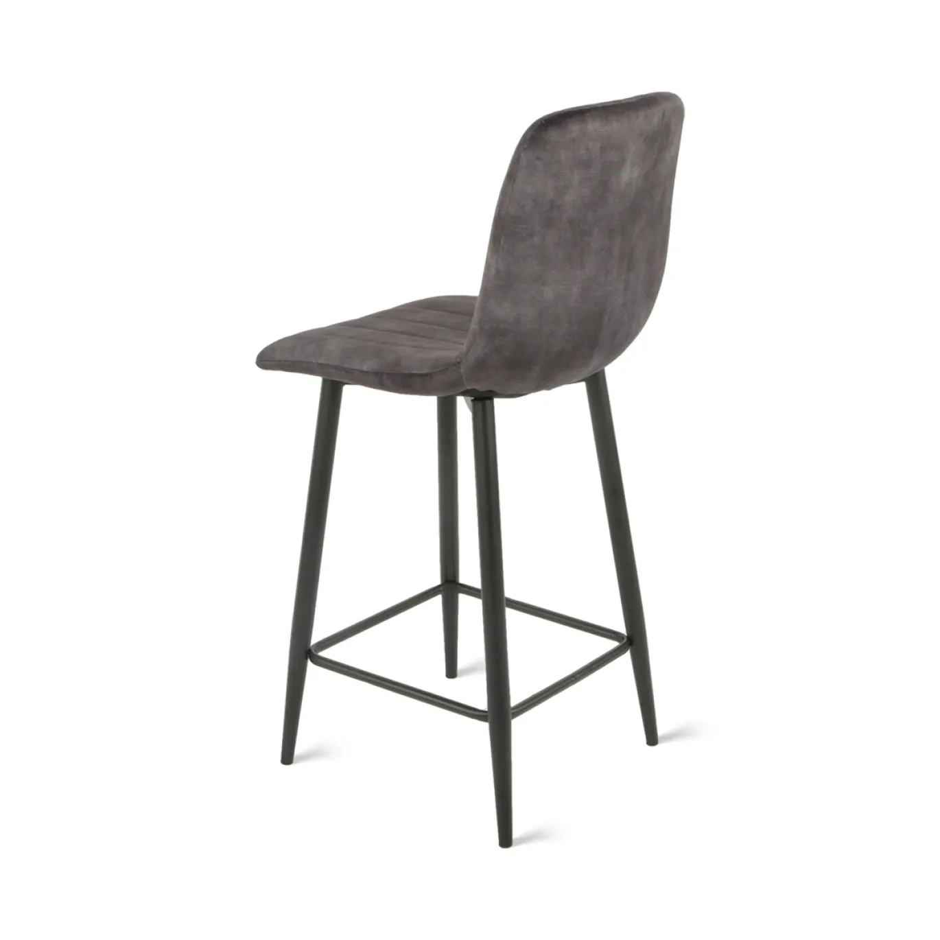 Barkruk Jax Velvet Antraciet - Giga Meubel