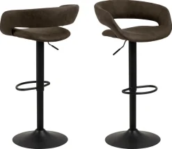 Barkruk Kaat Antraciet - Giga Living