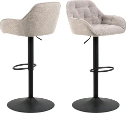 Barkruk Kelly Monza Beige - Giga Living
