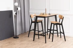 Barkruk Maughold Naturel Eiken Veneer - Giga Living
