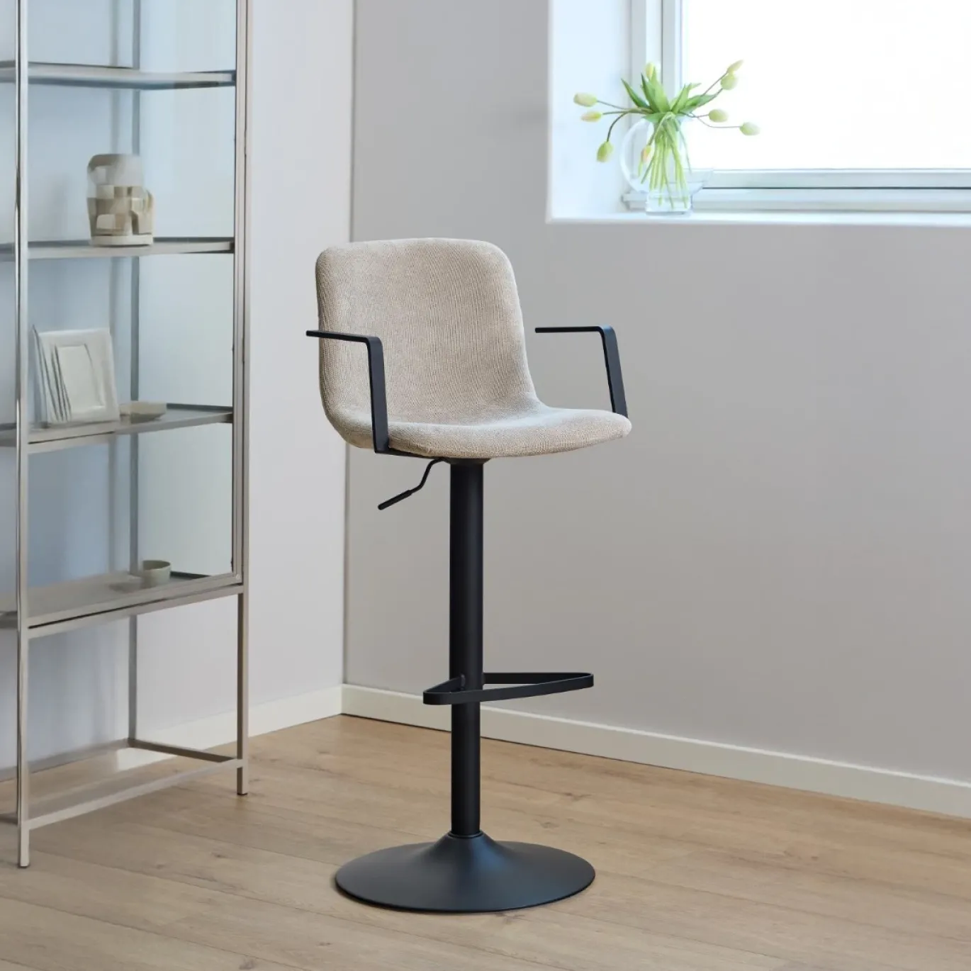 Barkruk Selvik Beige Caso - Giga Living