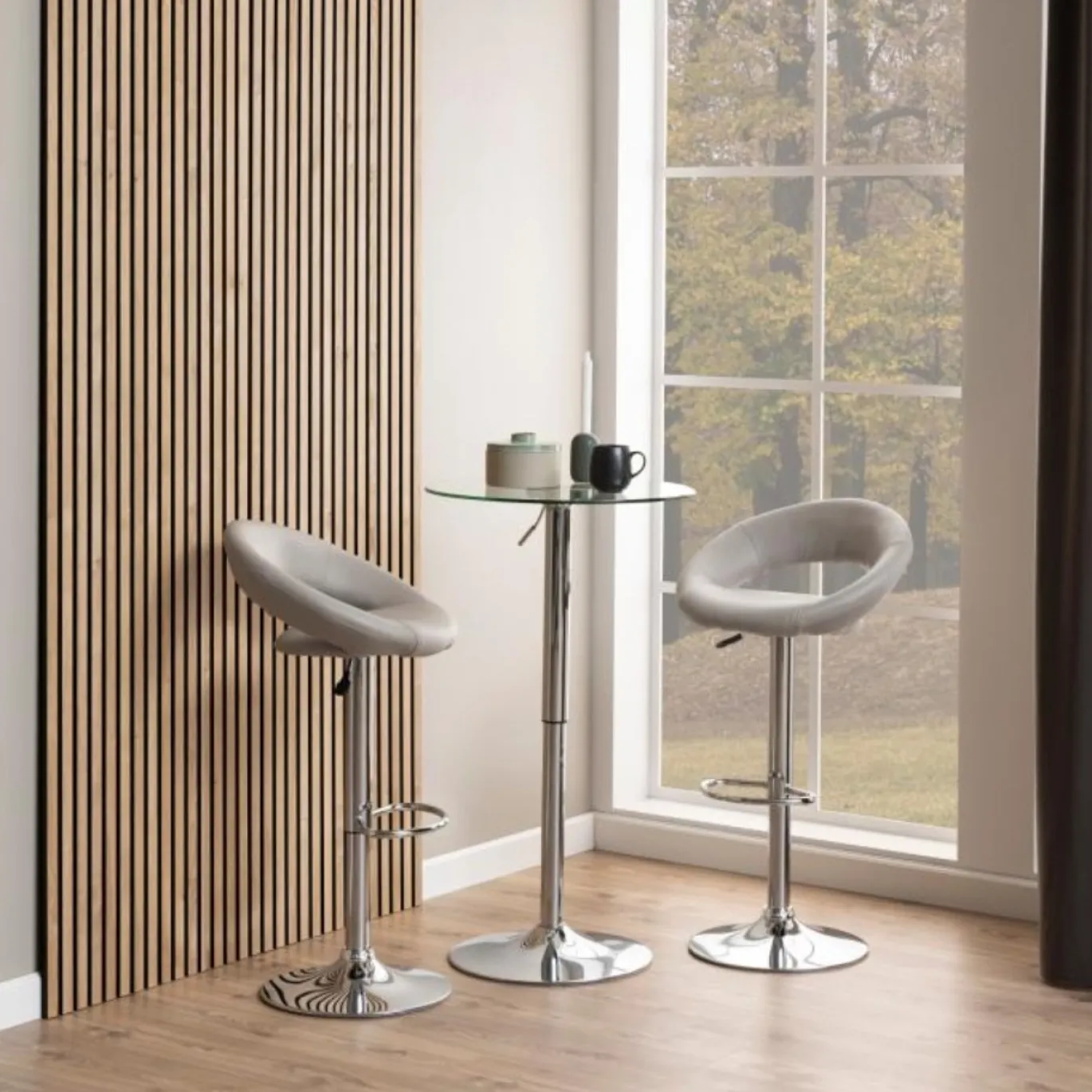 Barkruk Trana Taupe Pu - Giga Living