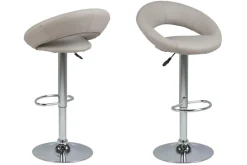 Barkruk Trana Taupe Pu - Giga Living