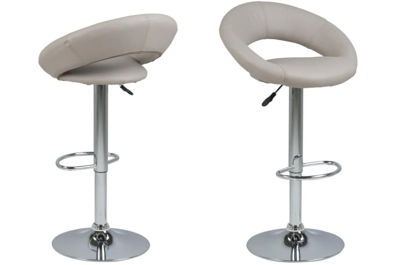 Barkruk Trana Taupe Pu - Giga Living