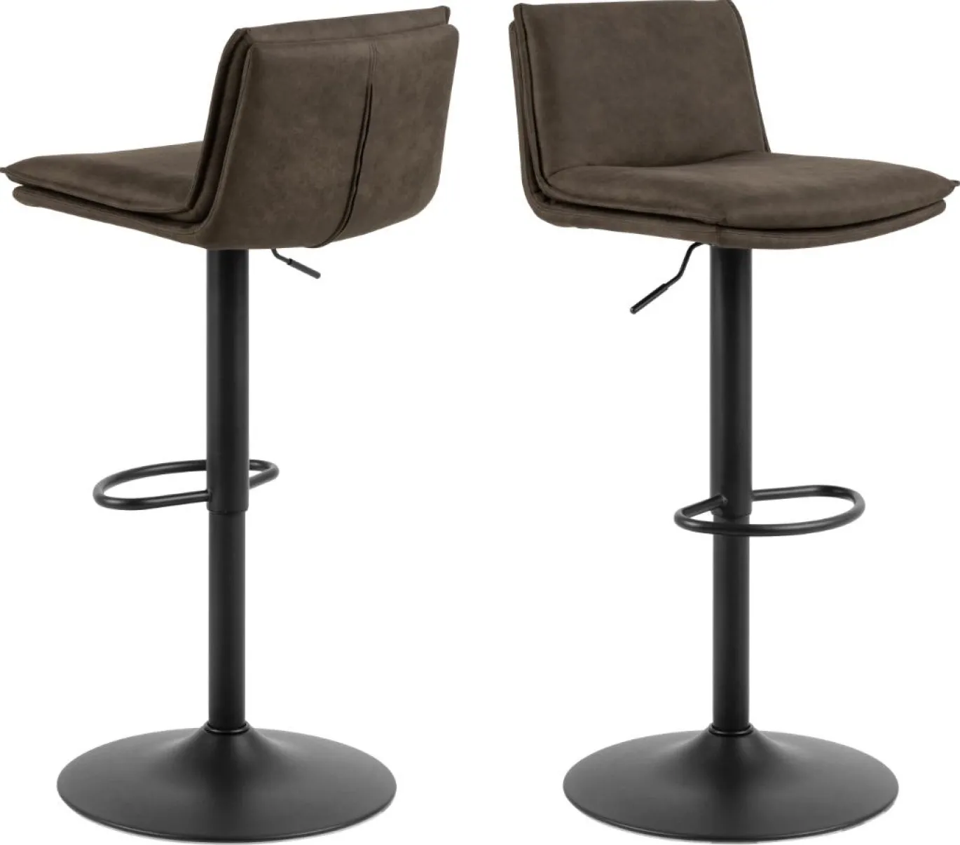 Barkruk Tregoss Antraciet - Giga Living
