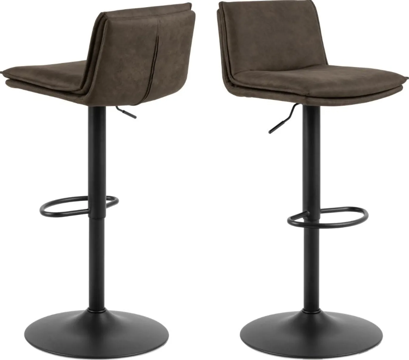 Barkruk Tregoss Antraciet - Giga Living
