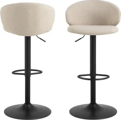Barkruk Valerie Beige Basel - Giga Living