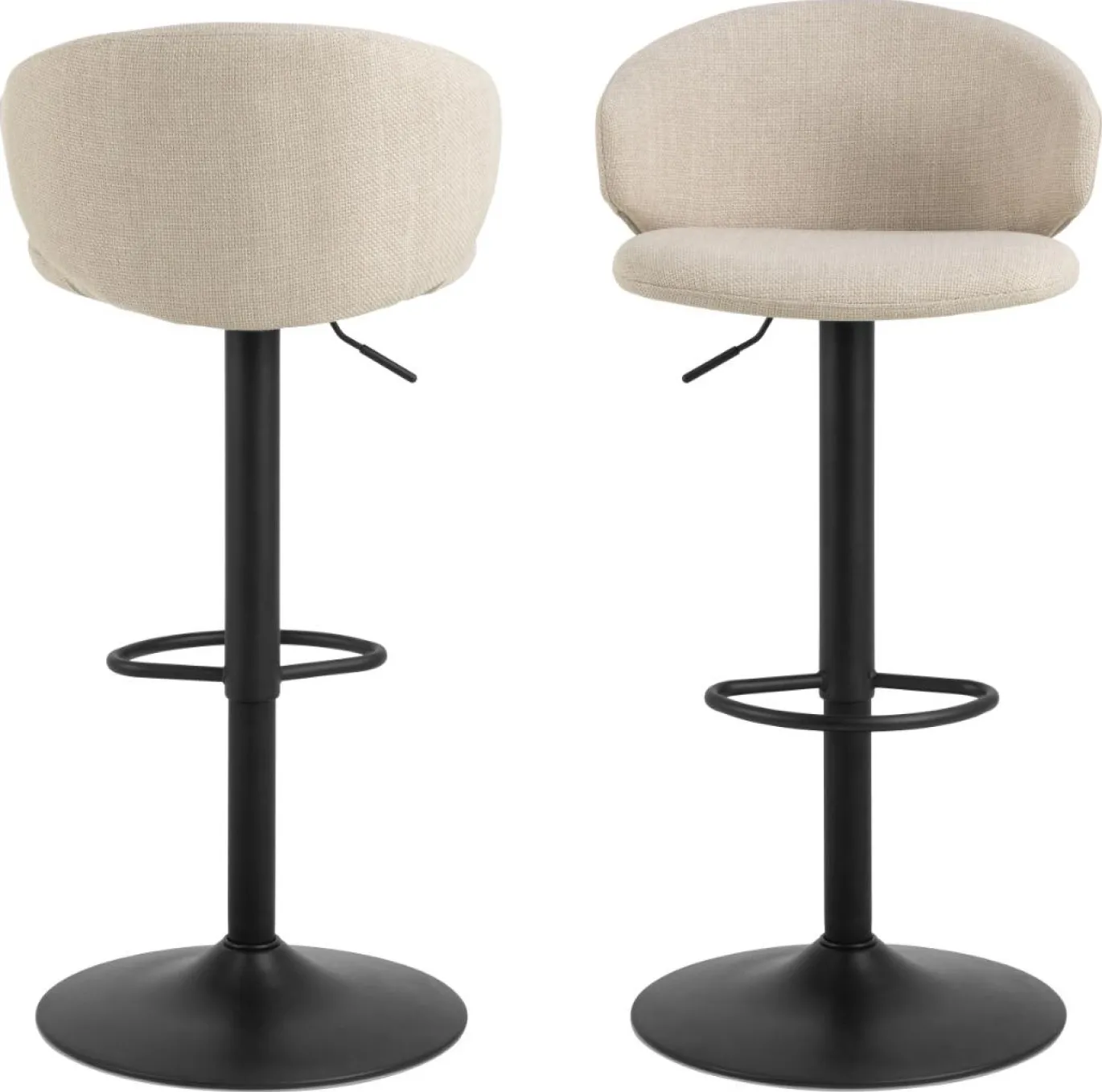Barkruk Valerie Beige Basel - Giga Living