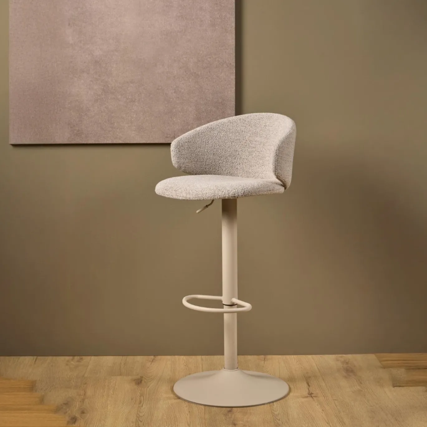 Barkruk Valerie Beige Monza - Giga Living