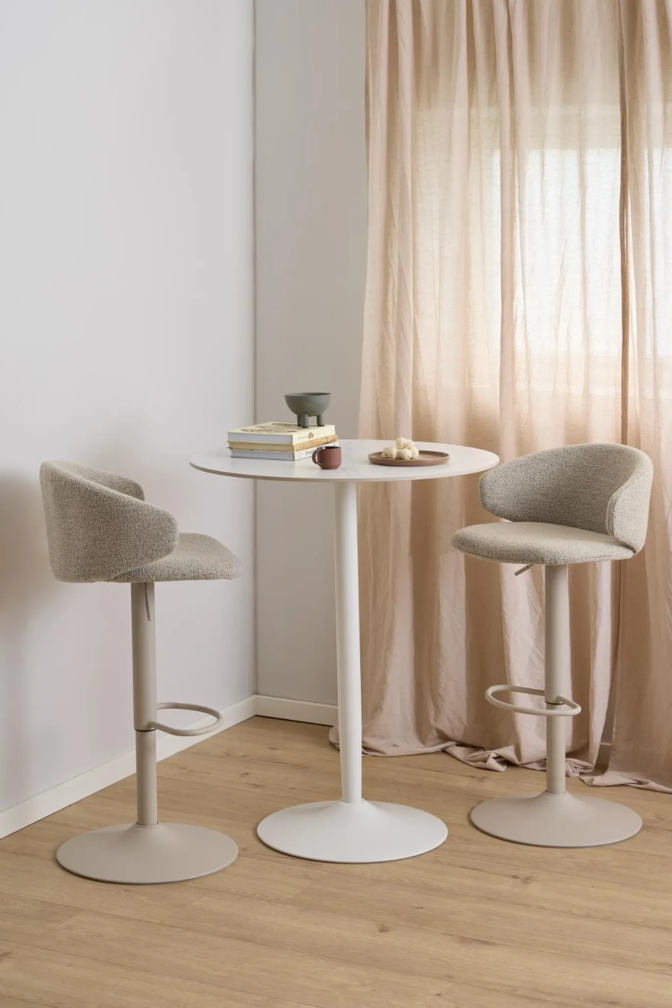 Barkruk Valerie Beige Monza - Giga Living
