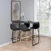 Barkruk Willy Grijs/Naturel Sawana - Giga Living