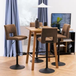 Barkruk Wistad Lichtbruin Preston - Giga Living