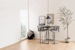 Barkruk Wistad Lichtgrijs Corsica - Giga Living