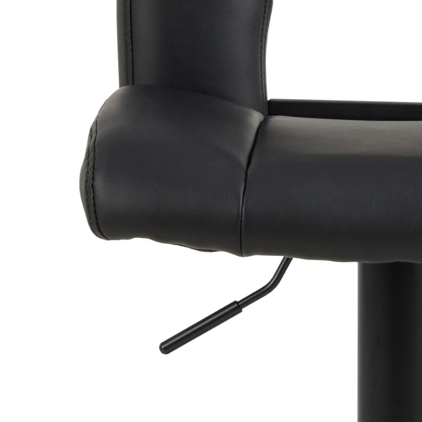 Barkruk Wistad Zwart Pu - Giga Living