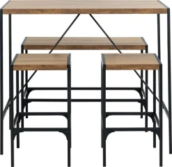 Barset Barka Melamine Rustic Eiken 120cm - Giga Living