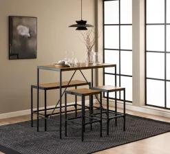 Barset Barka Melamine Rustic Eiken 120cm - Giga Living