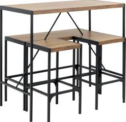 Barset Barka Melamine Rustic Eiken 120cm - Giga Living