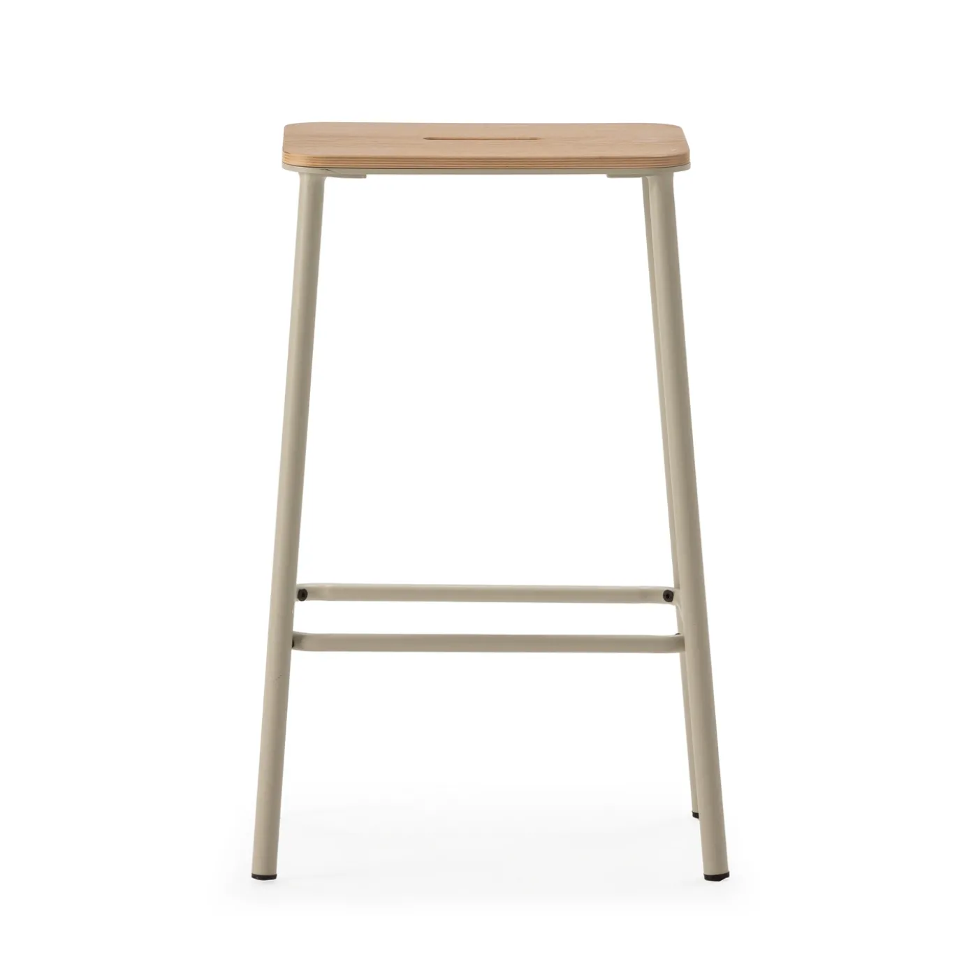 Barstoel Abba Eiken/beige - Giga Meubel