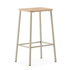 Barstoel Abba Eiken/beige - Giga Meubel