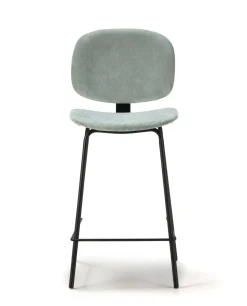 Barstoel Arus 65cm Aquamarine/zwart - Giga Meubel