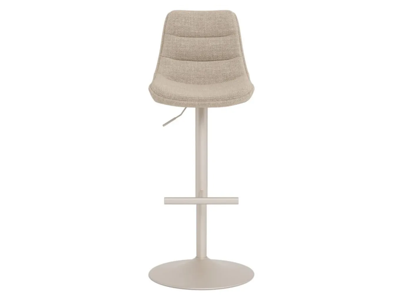 Barstoel Hannah Basel Beige Grijs Set van 2 - Giga Living