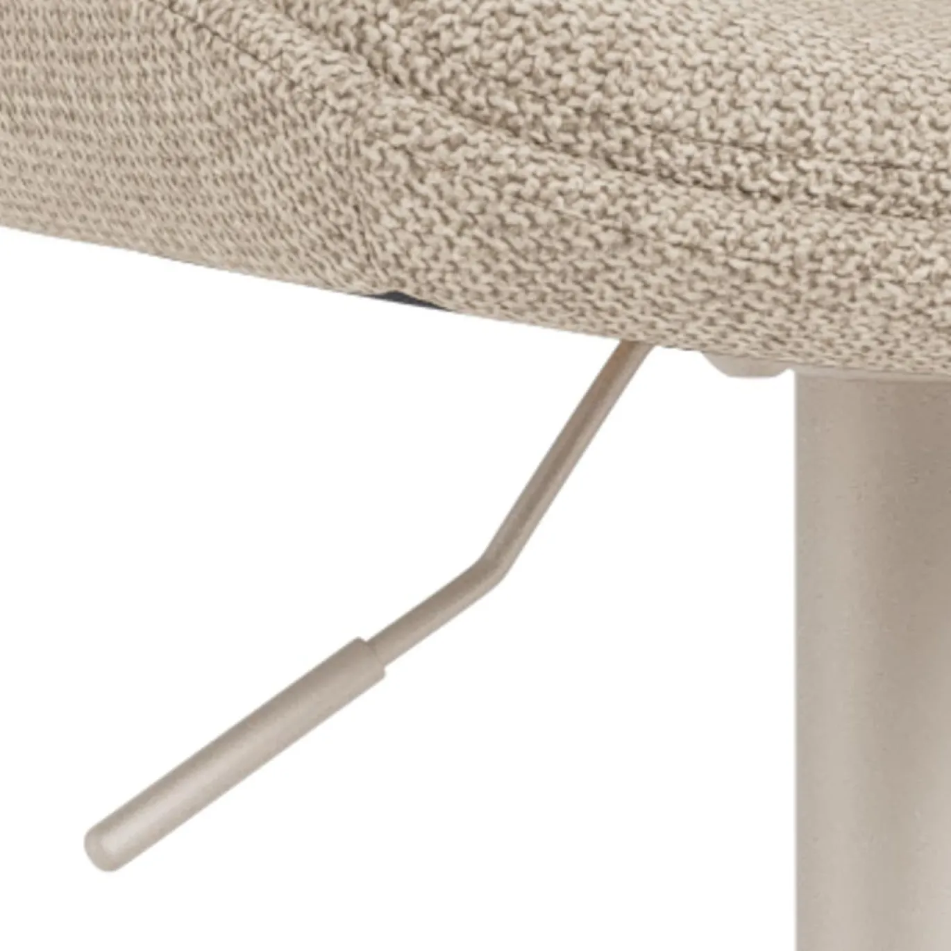 Barstoel Hannah Basel Beige Grijs Set van 2 - Giga Living