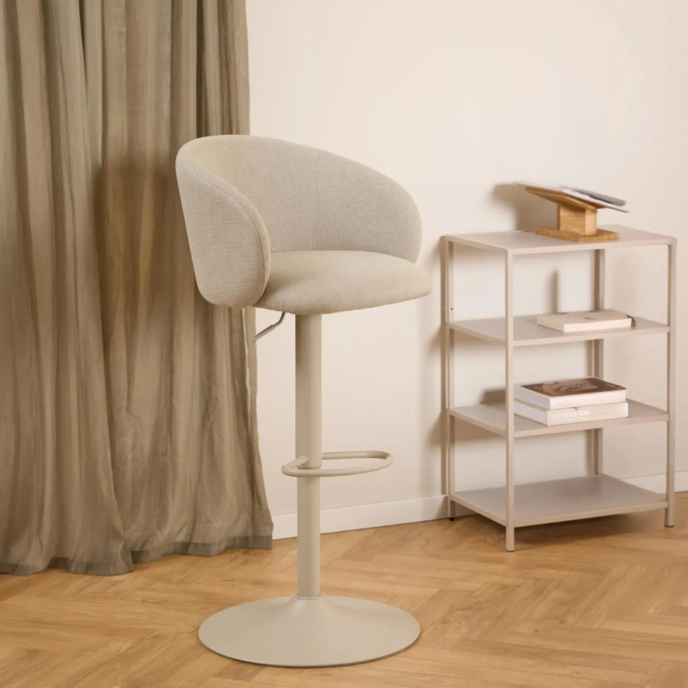 Barstoel Lara Basel Beige - Giga Living