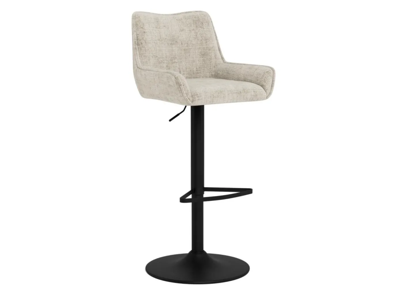 Barstoel Logan Juto Beige Set van 2 - Giga Living
