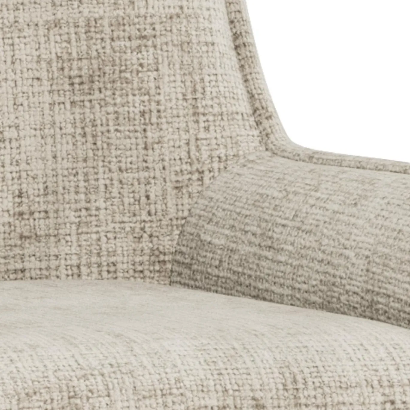 Barstoel Logan Juto Beige Set van 2 - Giga Living