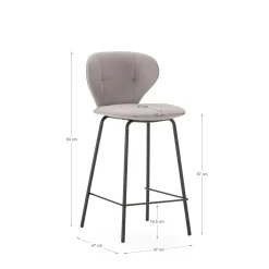 Barstoel Maura Beige - Giga Meubel