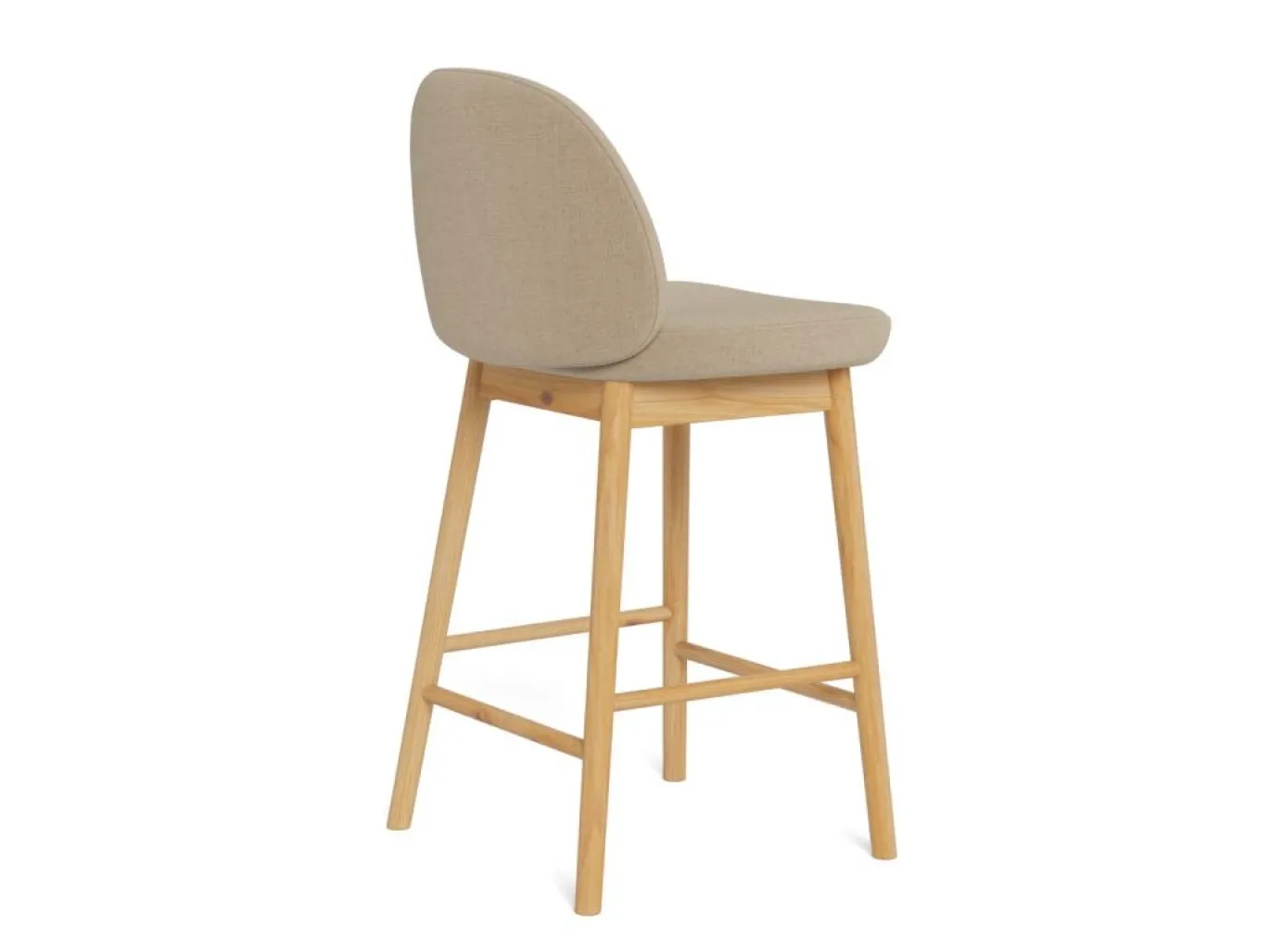 Barstoel Mona Beige Set van 2 - Giga Living