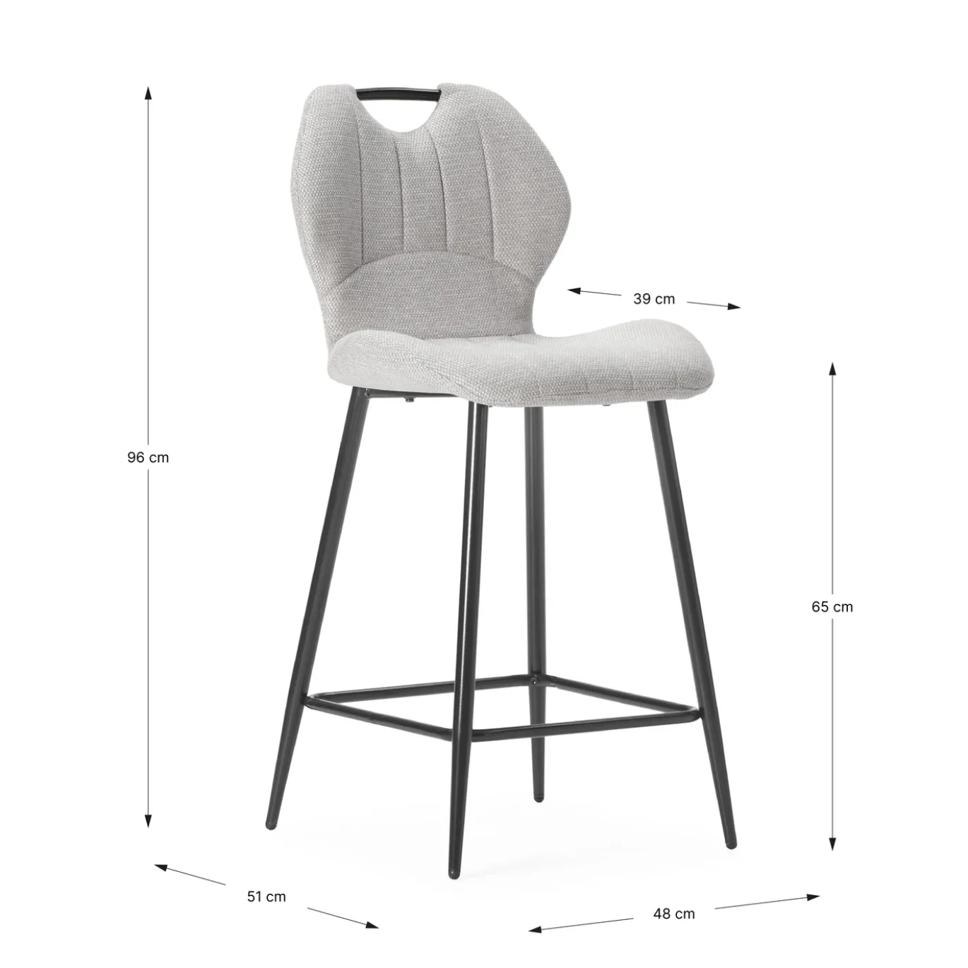 Barstoel Muli Beige - Giga Meubel