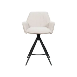 Barstoel Noa Beige/Zwart - Giga Meubel