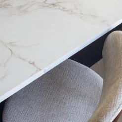 Barstoel Noor Beige/Walnoot 65cm - Giga Meubel
