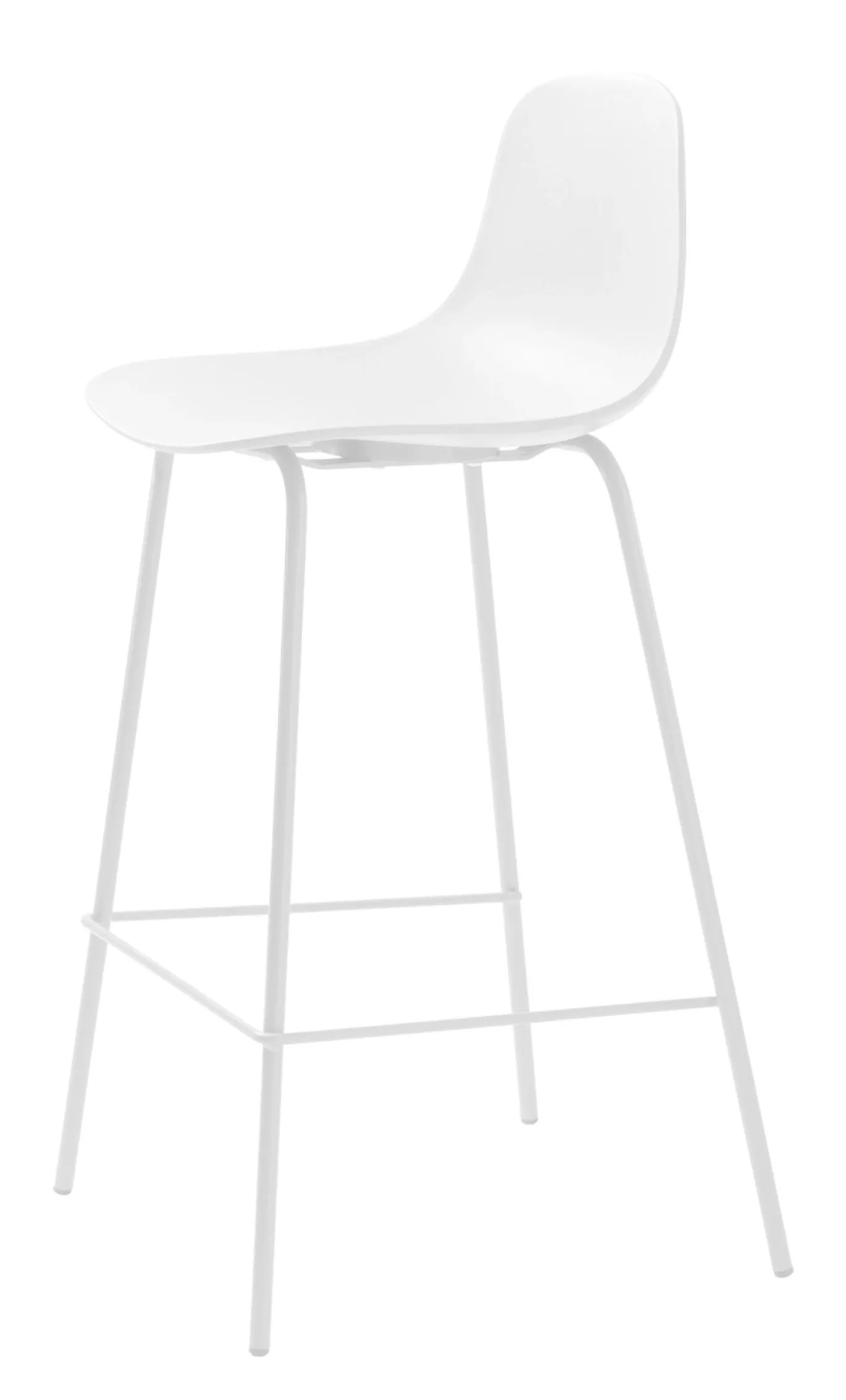 Barstoel Whitby Wit - Giga Living