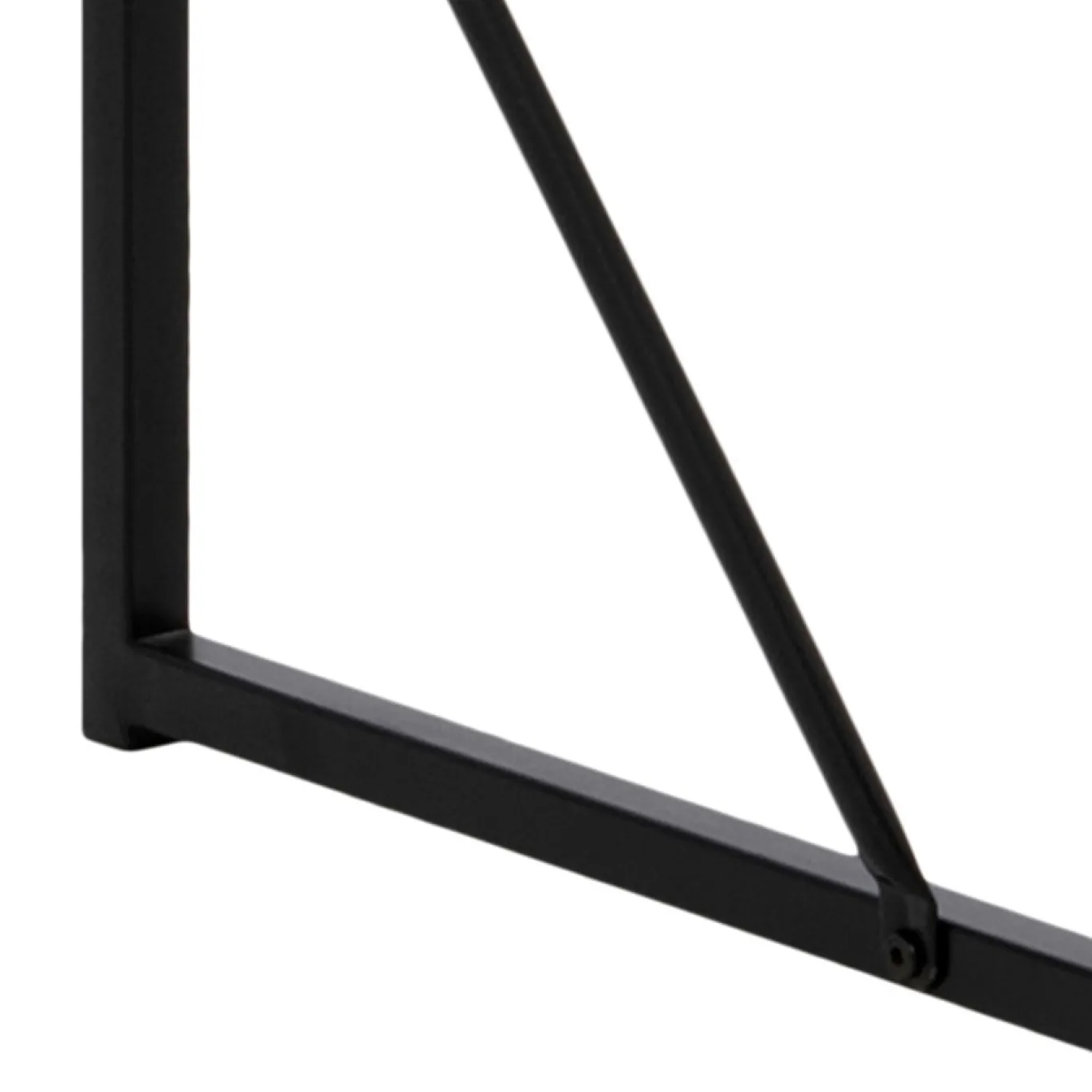 Bartafel Bronx Rechthoek MDF Zwart 120cm - Giga Living