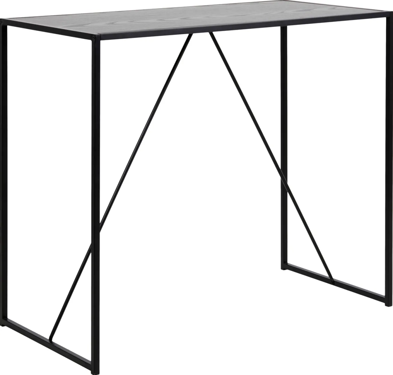 Bartafel Bronx Rechthoek MDF Zwart 120cm - Giga Living