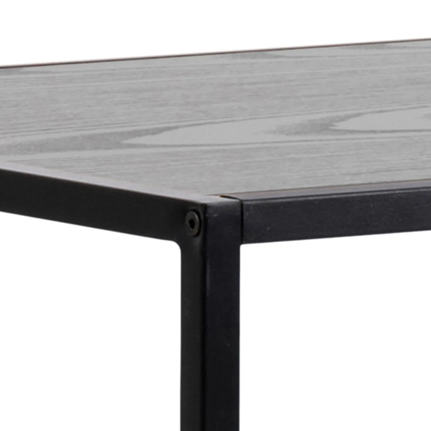 Bartafel Bronx Rechthoek MDF Zwart 120cm - Giga Living