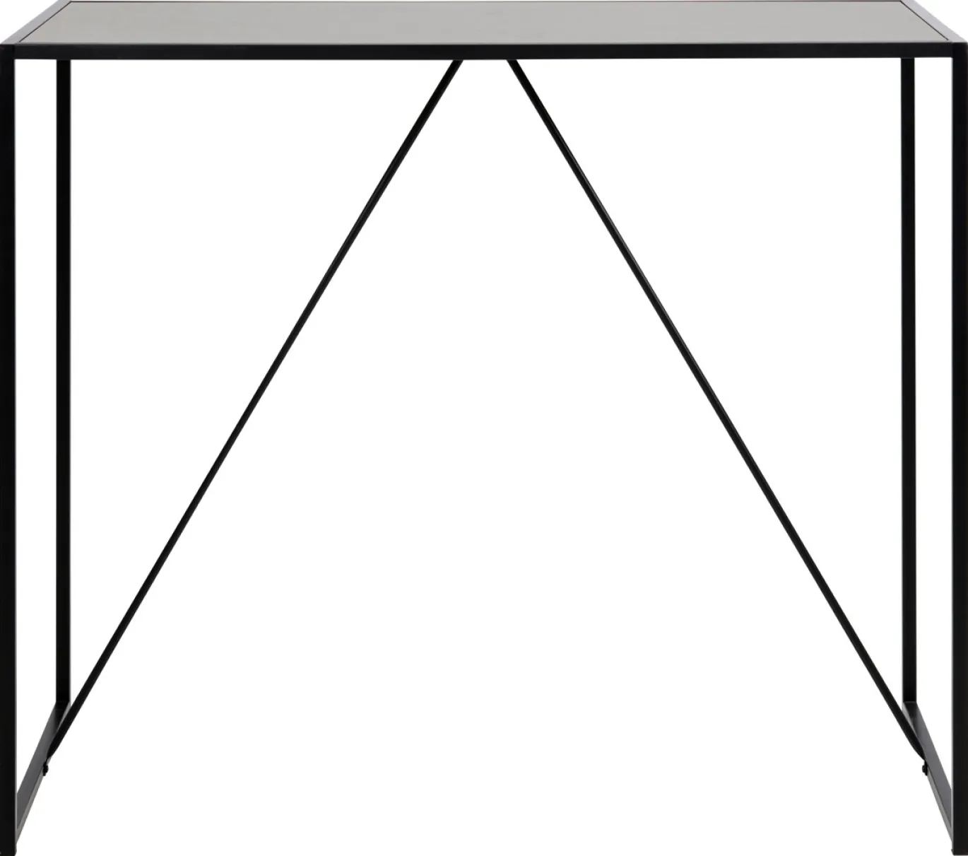 Bartafel Bronx Rechthoek MDF Zwart 120cm - Giga Living