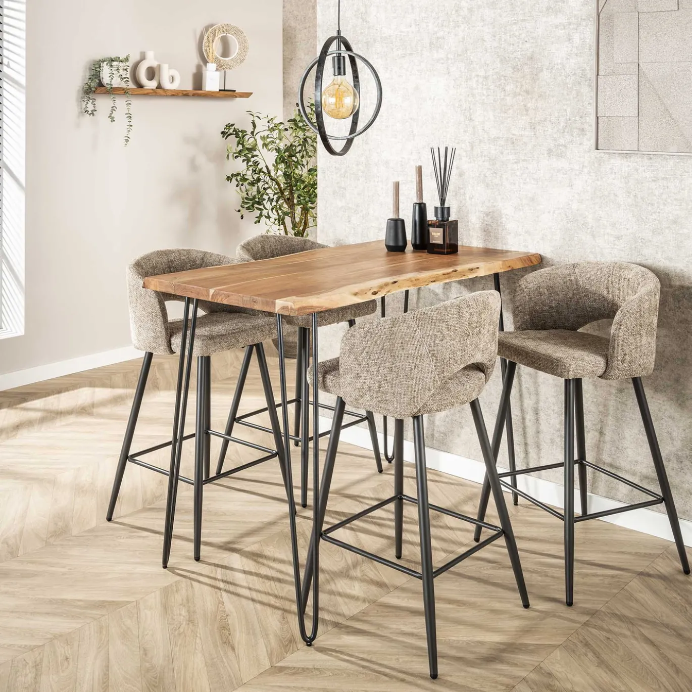 Bartafel Edge 130cm - Giga Meubel