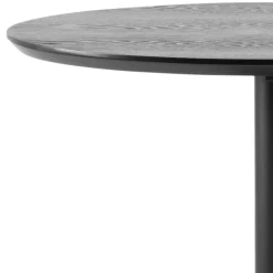 Bartafel Ivsta Ash Fineer Mat Zwart Ø60x105cm - Giga Living