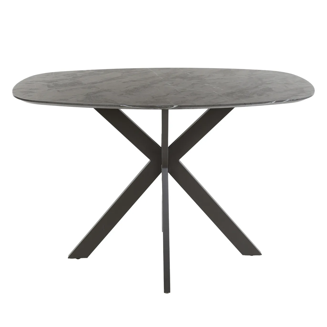 Bartafel Kruisframe Deens Ovaal Keramieklook 140cm - Giga Meubel