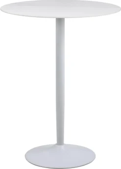 Bartafel Laurens Wit Ø80x105cm Keramisch - Giga Living