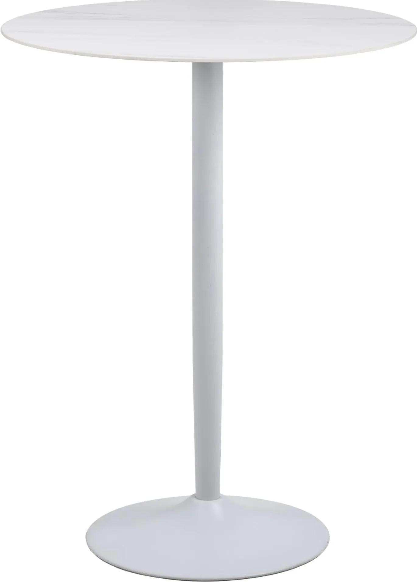 Bartafel Laurens Wit Ø80x105cm Keramisch - Giga Living