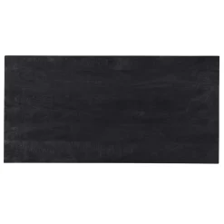 Bartafel Martin Mangohout Zwart 140x70x90cm - Giga Meubel